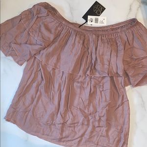 Off the shoulder top.